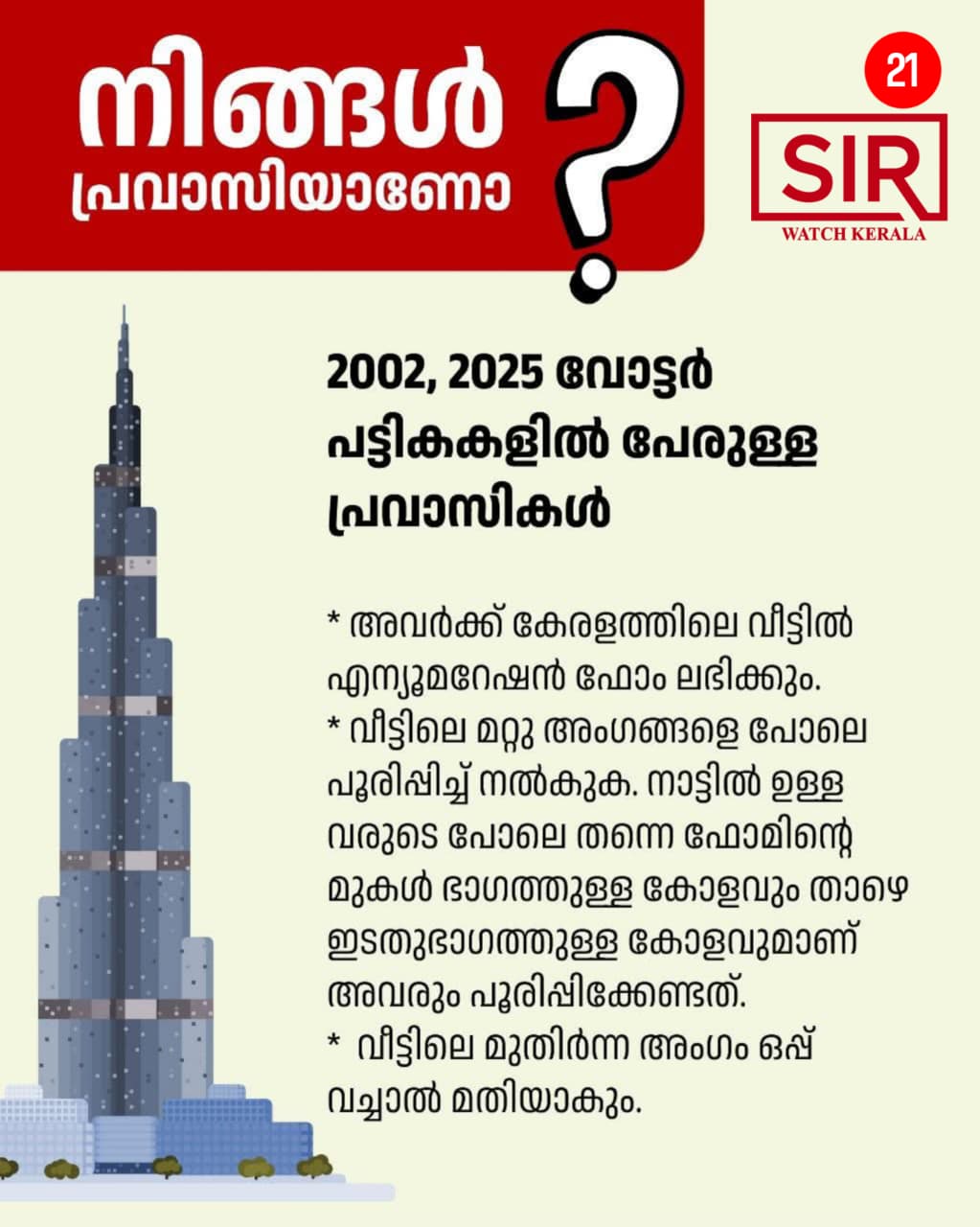 നിങ്ങൾ പ്രവാസിയാണോ ?